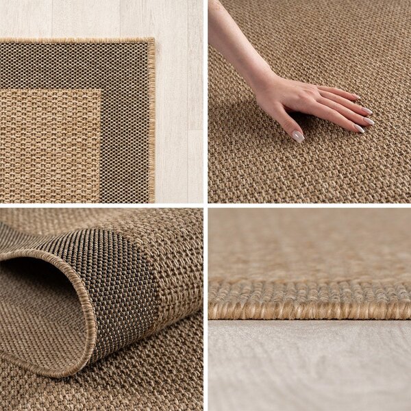 Tappeto da interno/esterno marrone 160x230 cm Timber 1402 – Ayyildiz Carpets