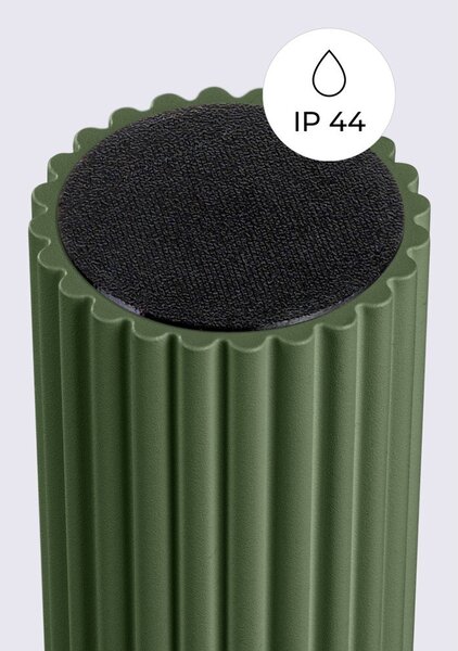 Plafoniera verde con paralume in vetro ø 12 cm Orbital – Sollux