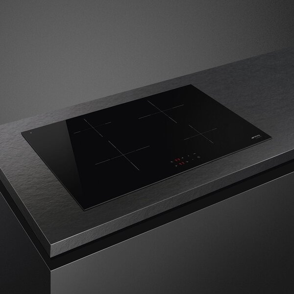 Smeg SI2741D Piano Cottura Induzione 4 Fuochi 75 cm Vetroceramica colore Nero
