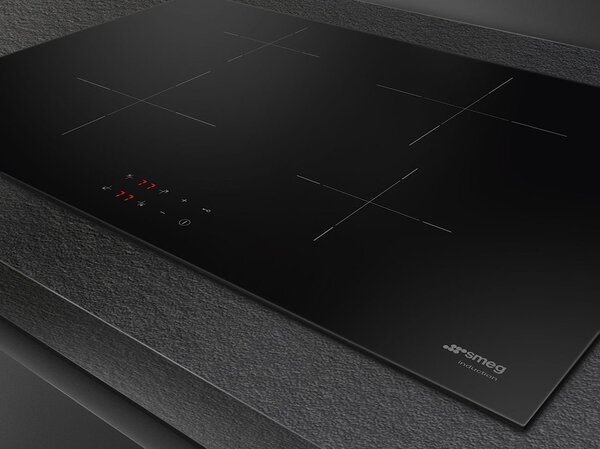 Smeg SI2741D Piano Cottura Induzione 4 Fuochi 75 cm Vetroceramica colore Nero