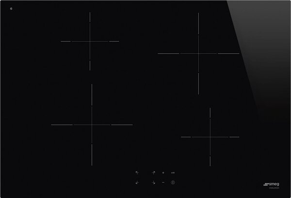 Smeg SI2741D Piano Cottura Induzione 4 Fuochi 75 cm Vetroceramica colore Nero