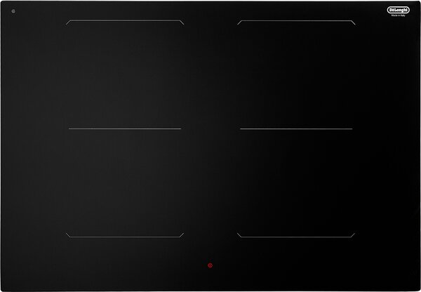 De Longhi SLI 754 Piano Cottura a Induzione 4 Fuochi Larghezza 75 cm Piano in Vetroceramica colore Nero