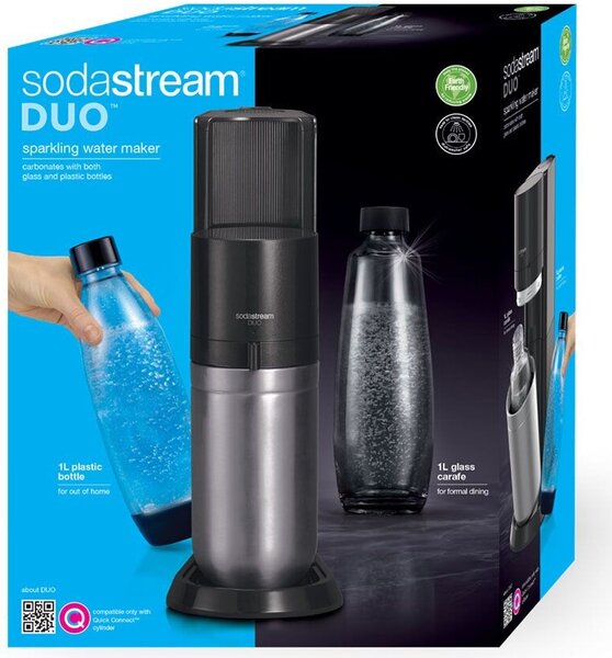 SODASTREAM Sodastream Duo Bottiglia e Sistema gasante colore Nero - 1016812411