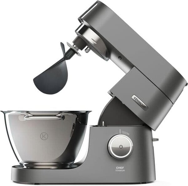 Kenwood Spatola per pasticceria Compatibile con Robot da Cucina Modelli Gamma Chef Materiale in Plastica colore Girigio - AT511