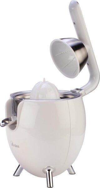 Ardes Spremiagrumi Elettrico a Leva Potenza 500 Watt Capacit 0,5 Litri con Griglia Filtrante e Beccuccio Antigoccia - Juice Art