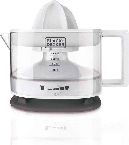 Black & Decker Spremiagrumi elettrico a Pressione Capacit 350 ml 25 Watt colore Bianco - BXCJ25E