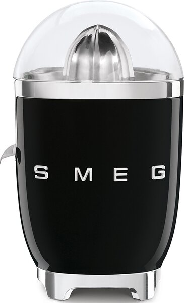 Smeg Spremiagrumi elettrico Beccuccio antigoccia Potenza 70 Watt colore Nero - CJF11BLEU 50's Style