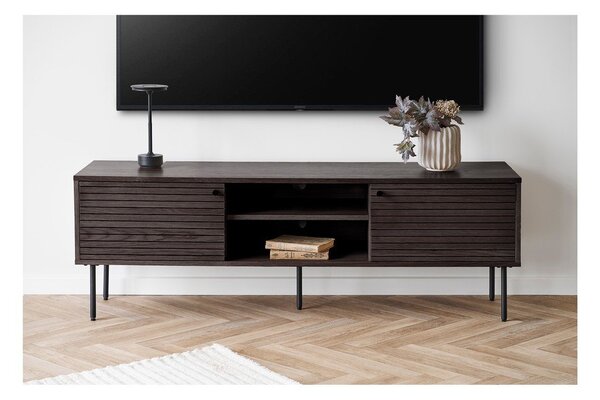 Mobile TV marrone con effetto rovere 40x50x150 cm Kyoto – House Nordic