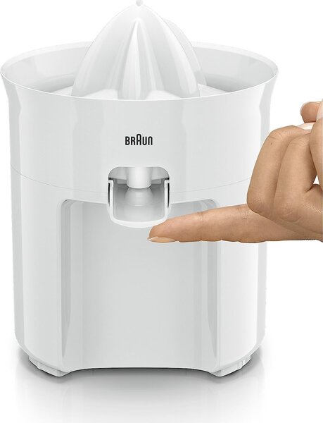 Braun Spremiagrumi Elettrico Capacit 0.35 Litri Potenza 60 Watt Colore Bianco - TributeCollection - CJ3050