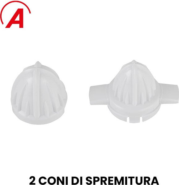Ardes Spremiagrumi Elettrico Capacit 0.75 Litri Potenza 25 Watt con Coperchio colore Bianco - ARSPRE02