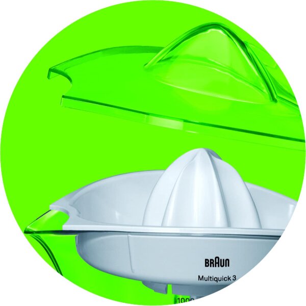 Braun Spremiagrumi Elettrico Capacit 1 Litro Potenza 20 Watt colore Bianco - Multiquick 3 MPZ 9