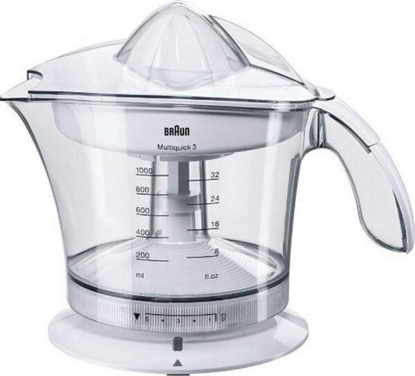 Braun Spremiagrumi Elettrico Capacit 1 Litro Potenza 20 Watt colore Bianco - Multiquick 3 MPZ 9