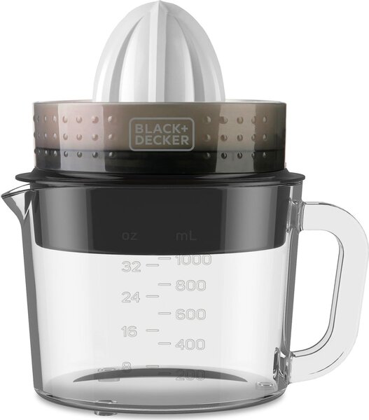 Black & Decker Spremiagrumi elettrico Capacit 1 Litro Potenza 30 Watt colore Nero / Trasparente - BXCJ30E