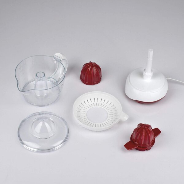 Girmi Spremiagrumi elettrico Capacit 700 ml Doppia coppa di spremitura Potenza 25 Watt colore Bianco Rosso - SR02