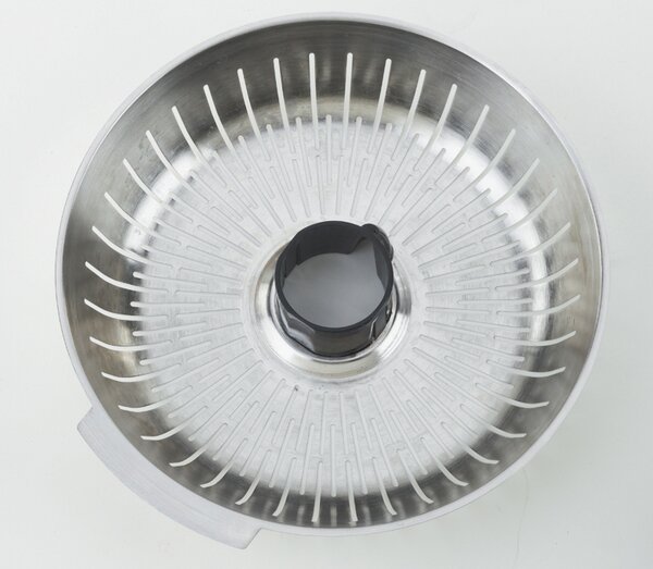 R.G.V. Spremiagrumi Elettrico Potenza 160 Watt Funzione Anti-gocciolamento colore Acciaio Inossidabile - 110131 Arancia Express/N