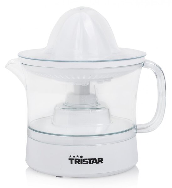TRISTAR Spremiagrumi Elettrico Potenza 25 Watt Capacit 0,5 Litri Velocit 100 Giri/min colore Bianco - CP-3005