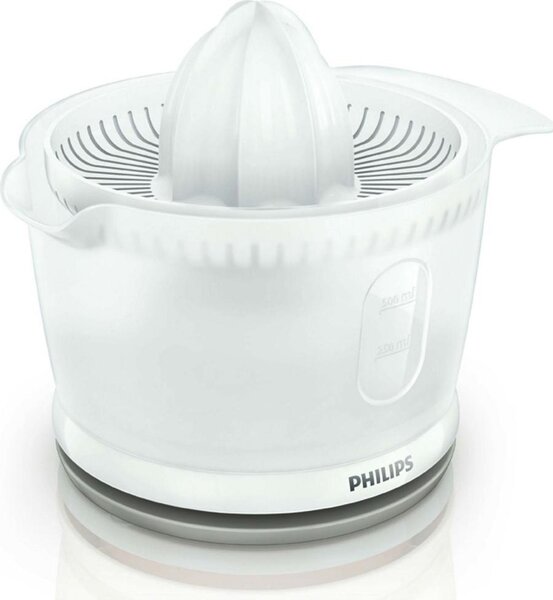 Philips Spremiagrumi elettrico potenza 25 Watt 0,5 Lt colore Bianco - HR2738/00