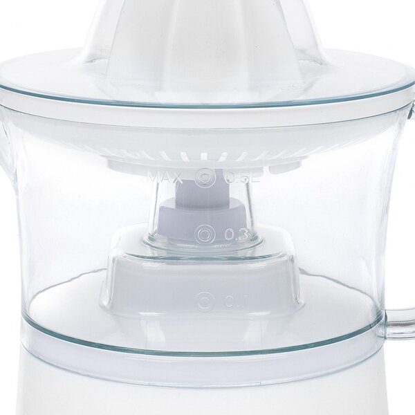 TRISTAR Spremiagrumi Elettrico Potenza 25 Watt Capacit 0,5 Litri Velocit 100 Giri/min colore Bianco - CP-3005