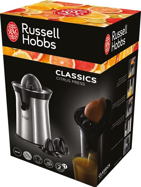 Russell Hobbs Spremiagrumi Elettrico Potenza 60 Watt Rotazione destra e sinistra - 22760-56