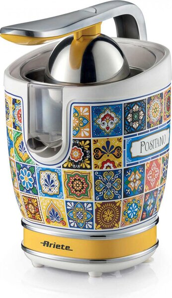 Ariete Spremiagrumi Elettrico Professionale Capacit 0.6 Litri Potenza 85 Watt con Beccuccio Salvagoccia Estetica Positano - 00C04130PAR0