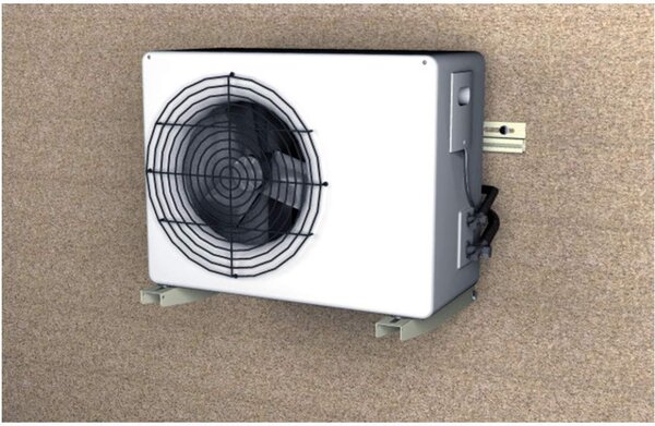 Fischer Staffa a Muro per Unit esterna condizionatore fino a 18000 btu - 524500 KLIMA KLIK 465