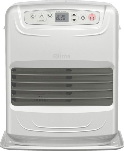 QLIMA Stufa a Combustibile liquido portatile Capacit serbatoio 5 Litri Potenza termica 3.1 Kw Accensione Programmabile Sensore antiribaltamento - 