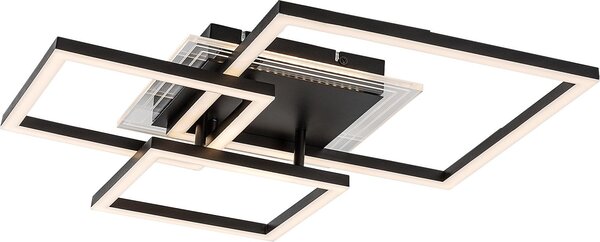 Rabalux 71371 Ottavia LED 40 plafoniera in metallo acrilico nero