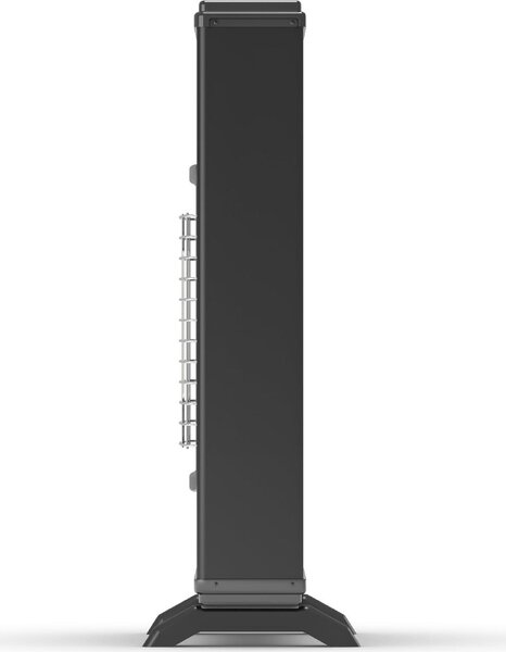 OLIMPIA SPLENDID Stufa a Gas Metano Infrarossi da Parete / Pavimento Ventilata Potenza 4.2 kW colore Nero - 99232 TURBO S1
