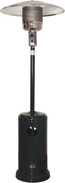 DCG Stufa a Gas per Bombola GPL da Esterno Fungo Riscaldante Potenza 12 kW colore Nero - SA9300 Patio