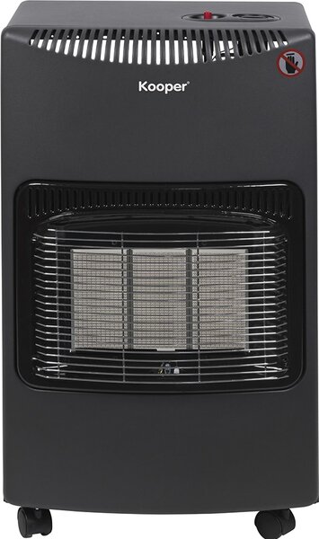 Kooper Stufa a Gas per Bombola GPL Infrarossi Portatile 3 potenze da 1,5 a 4,2 kW - 5914189