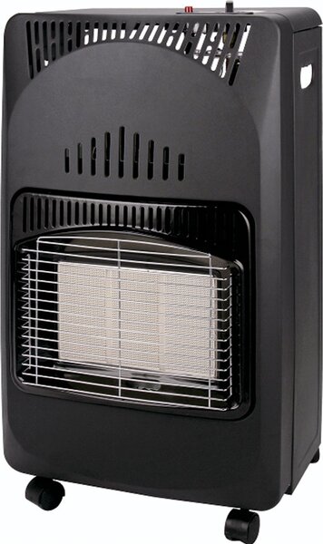 DCG Stufa a Gas per Bombola GPL Infrarossi Portatile Potenza 4,2 kW Pieghevole colore Nero - GH03N