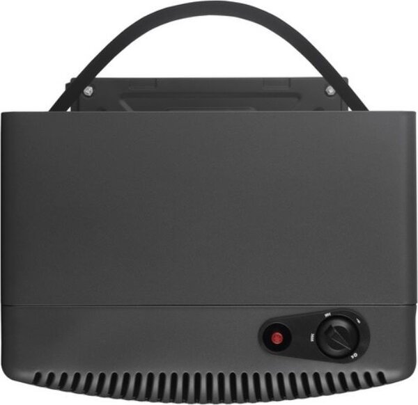 White Stufa a Gas per Bombola GPL Infrarossi Portatile Potenza 4,2 kW con Ruote - CHEDA201 (Bombola non inclusa)