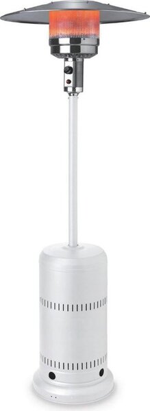 Kemper Stufa a Gas per Bombola GPL da Esterno Infrarossi Fungo Riscaldante Potenza 14 kW colore Bianco - 6541091BI