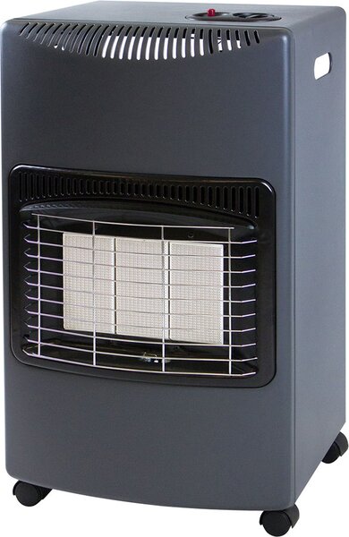 Kasart Stufa a Gas per Bombola GPL Infrarossi Portatile Potenza 4.2 kW colore Grigio - PO-E03