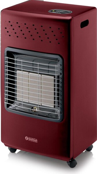 OLIMPIA SPLENDID Stufa a Gas per Bombola GPL Infrarossi Portatile Potenza 4.2 kW colore Bordeaux - 99273 Stovy Infra