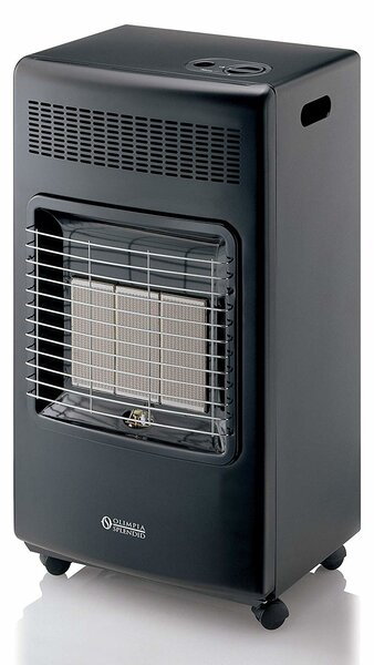OLIMPIA SPLENDID Stufa a Gas per Bombola GPL Infrarossi Portatile Potenza 4.2 kW colore Nero - 99384 Stovy Infra Turbo Thermo