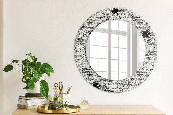 Specchio rotondo stampato Modello fi 50 cm