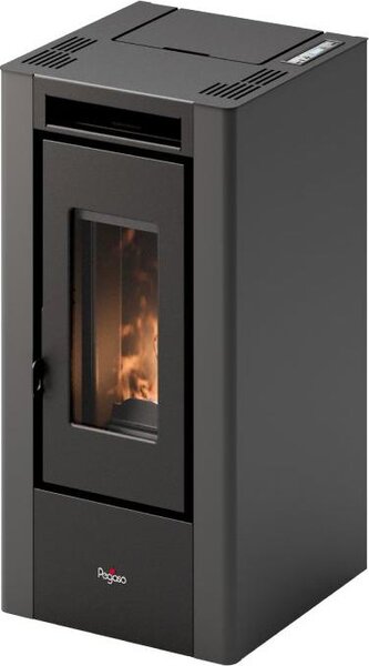 Pegaso Stufa a Pellet Ventilata 5,5 kW Volume Riscaldabile 154 mc Capacit Serbatoio 11 Kg Classe A+ 4 Stelle colore Antracite Elliot 6 - 7025066A
