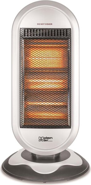 PLEINAIR Stufa Alogena Potenza 1200W Volume Riscaldabile 25 mt cubi Oscillante Tower - ALN 1200