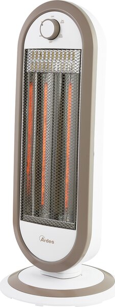 Ardes Stufa elettrica al Carbonio Infrarossi Potenza 900 watt Oscillante colore Bianco - AR4B01B