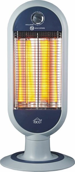 DCG Stufa elettrica al Carbonio Infrarossi Potenza 1200 Watt Oscillante - SA9829