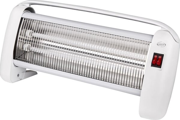 Argo Stufa elettrica al quarzo Potenza 1200 watt 2 livelli di calore colore Bianco - BETSY