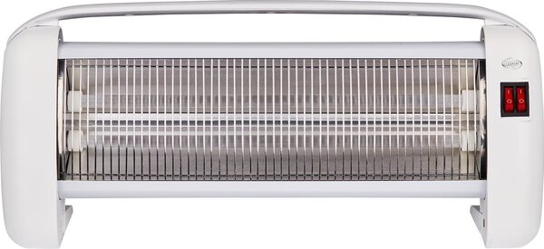Argo Stufa elettrica al quarzo Potenza 1200 watt 2 livelli di calore colore Bianco - BETSY