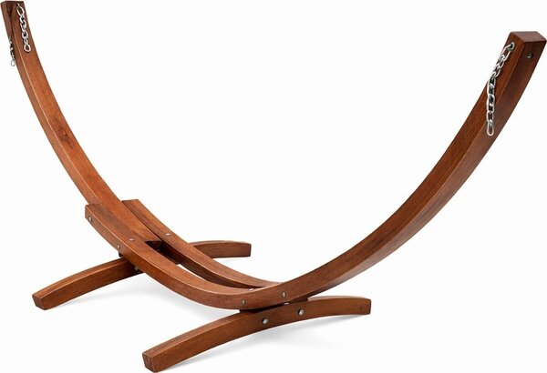 Giardini del Re Supporto per Amaca da Giardino Doppia in Legno di Larice cm 410x120x130