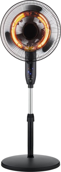 DCG Stufa Ventilatore 2 in 1 Oscillazione 70 Altezza Regolabile 116 cm Wi-Fi - VESA05