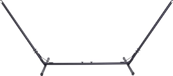 VivaGarden Supporto per Amaca da Giardino in Metallo 308/380x108x120 cm Portata 150 Kg colore Nero