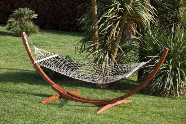 Giardini del Re Supporto per Amaca da Giardino Singola in Legno di Larice cm 316x120x120
