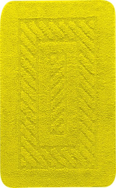 Gabel Tappeti bagno Set 4 pezzi: 1 Tappeto 55x90 cm + 2 Tappeti per Sanitari 55x45 cm + 1 Copriwater in Tessuto 50x45 cm in Cotone Jacquard colore 