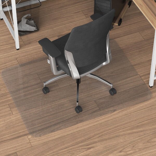 DecHome Tappetino per Sedia Ufficio Salvapavimento Antiscivolo in Plastica 90x120 cm colore Trasparente - A2DH025TRA