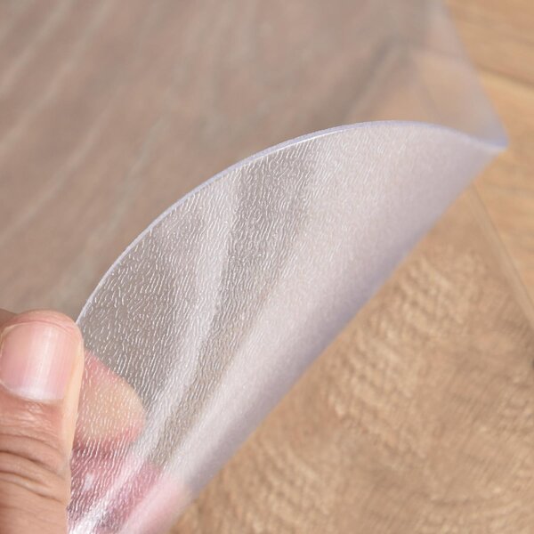 DecHome Tappetino per Sedia Ufficio Salvapavimento Antiscivolo in Plastica 90x120 cm colore Trasparente - A2DH025TRA